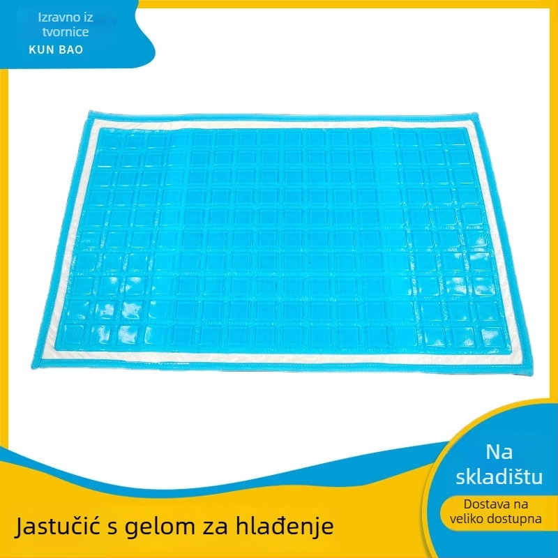 Hlađajući jastuk s gelom memorije, jezgro od ledenih kristala, poliuretanska tkanina, 1000 g, moderan minimalistički stil