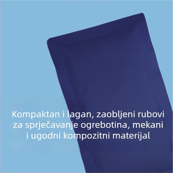Ledena jastučić s gelom za hlađenje, presvučena tkanina, dugotrajno hlađenje, ponovno upotrebljivo