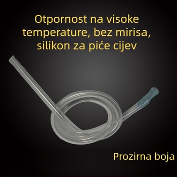 Grace silikonska cijev, plastika, višekratno upotrebljiva, bez prilagodbe