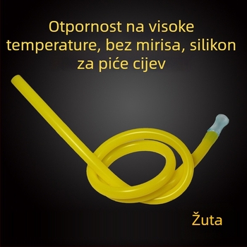 Grace silikonska cijev, plastika, višekratno upotrebljiva, bez prilagodbe