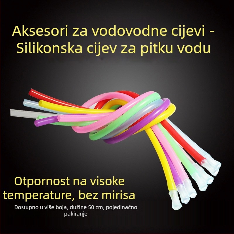 Grace silikonska cijev, plastika, višekratno upotrebljiva, bez prilagodbe