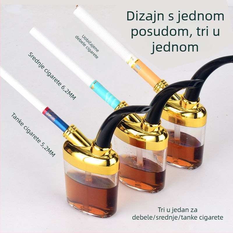 Jednokratna vrećica za filtriranje za vodenu nargilu (shisha) s mogućnošću prilagodbe logotipa — plastična, pakiranje 500 kom, branda Five Strokes