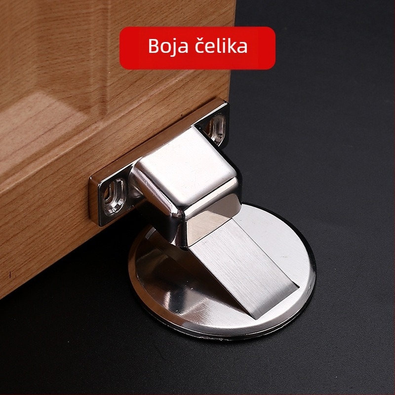 Magnetski držač vrata, podni montaža, zinkog legura, model 856, ručni način upravljanja