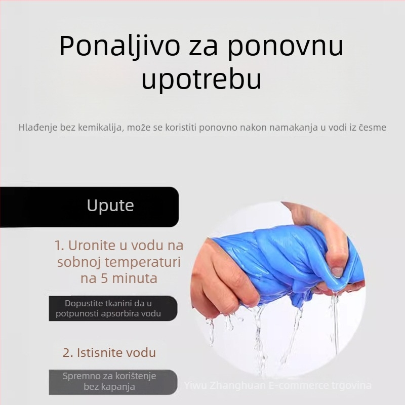 Yuxing hlađenje prsluk s ledenom pločom, napunjen vodom, 2.5 kg, svakodnevni stil