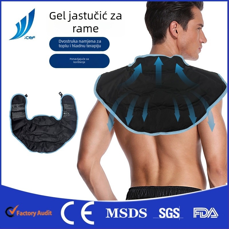 Ledeni jastučić s mekanim gelom za toplu i hladnu terapiju, najlon materijal, univerzalna primjena