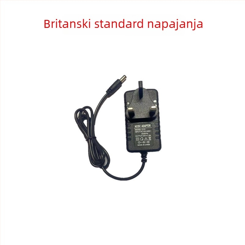 Napajajući adapter s izlazima 5V/6V/9V/12V i strujom 1A/1.5A/2A za audio, nadzor, usmjerivač i set-top box