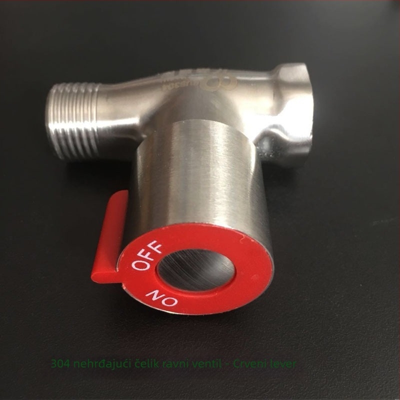 Ventil od nehrđajućeg čelika 304, kutni ventil s dvostrukim navojem, model XMS-2501, radni tlak 1.0 MPa