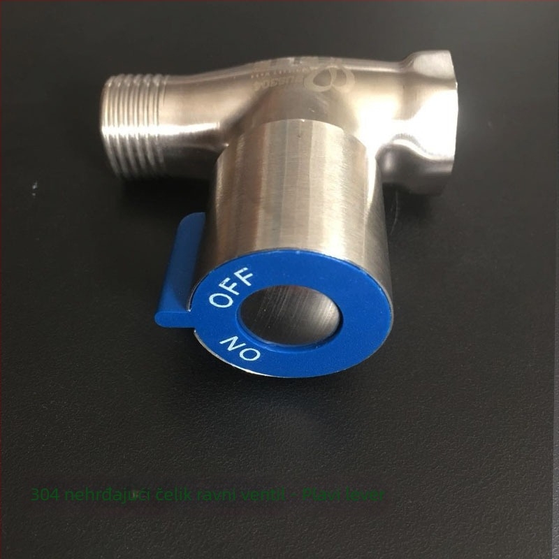 Ventil od nehrđajućeg čelika 304, kutni ventil s dvostrukim navojem, model XMS-2501, radni tlak 1.0 MPa