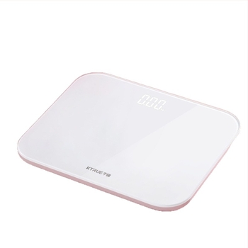 Thousand Sure S450 Digitalna vaga za tijelo, raspon 0,5–180 kg, kaljeno staklo, LCD zaslon, punjiva baterija