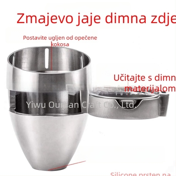Aksesoari za vodenu lulu – nehrđajući čelik; višekratna upotreba; stil: pristupačan luksuz; bez prilagodbe