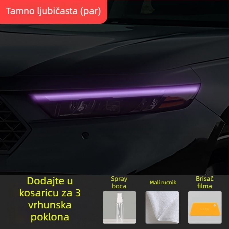 Film za promjenu boje farova za Honda Accord 2023-2025, ukrasna naljepnica dnevnih svjetala.