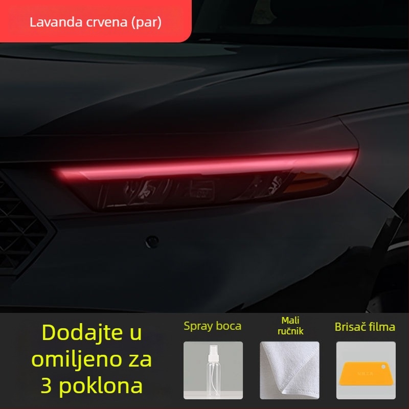 Film za promjenu boje farova za Honda Accord 2023-2025, ukrasna naljepnica dnevnih svjetala.