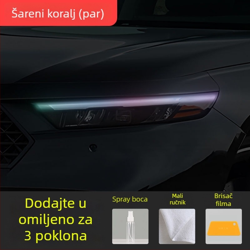 Film za promjenu boje farova za Honda Accord 2023-2025, ukrasna naljepnica dnevnih svjetala.