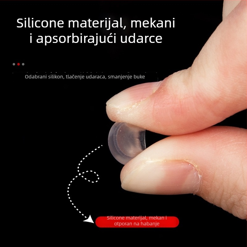Silikonske čestice protiv sudara za ormare – tiha vrata namještaja, stil Light Luxury, Top Valley