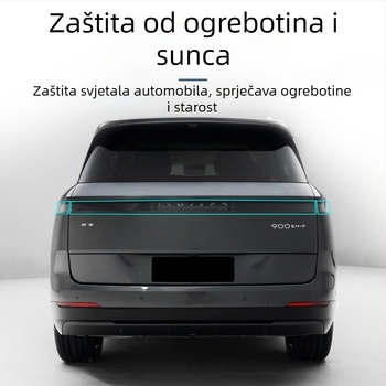 Film za svjetla Lynk & Co 900, TPU materijal, DRL film, proziran