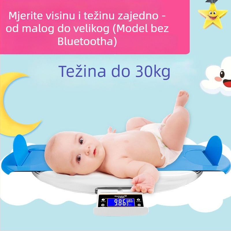 Hochoice Flower Tide High-Tech dječja vaga, mjerenje težine, maksimalno 30 kg, za djecu od 0–6 godina