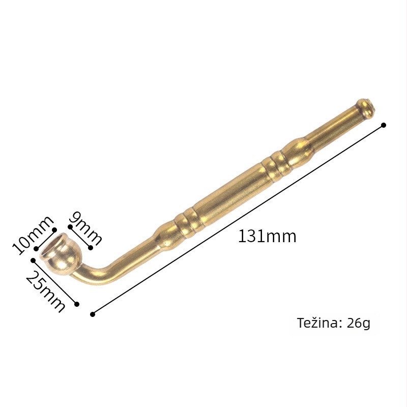 Metalna lula s mogućnošću prilagodbe i tiskanjem logotipa, idealan poklon za starije osobe