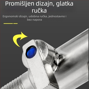 Kutni ventil za WC s filtrom, od nehrđajućeg čelika 304, navoj, ulaz 20 mm, visok protok