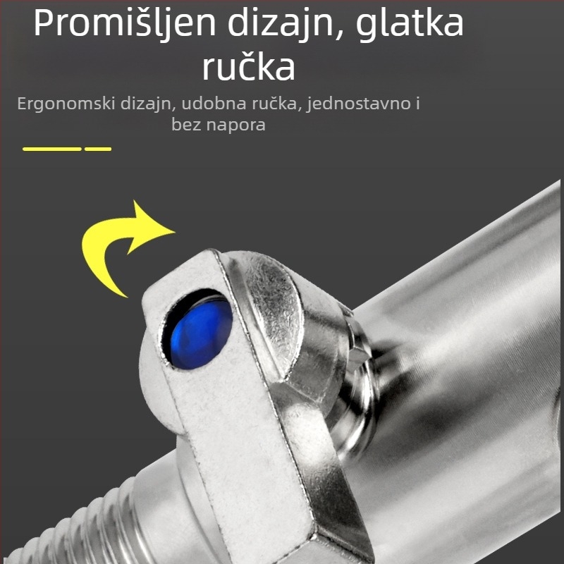 Kutni ventil za WC s filtrom, od nehrđajućeg čelika 304, navoj, ulaz 20 mm, visok protok