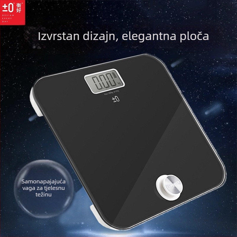 Samopunapajajuća vaga za hotelske sobe, nosivost 180 kg, točna digitalno-mehanička vaga
