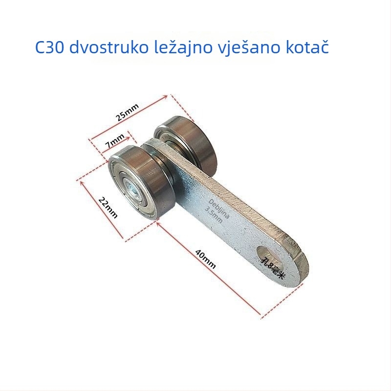 Teški tračni sustav kliznih vrata s kolom (Marka: Jianshu; Opseg primjene: 5435; Nosivost)