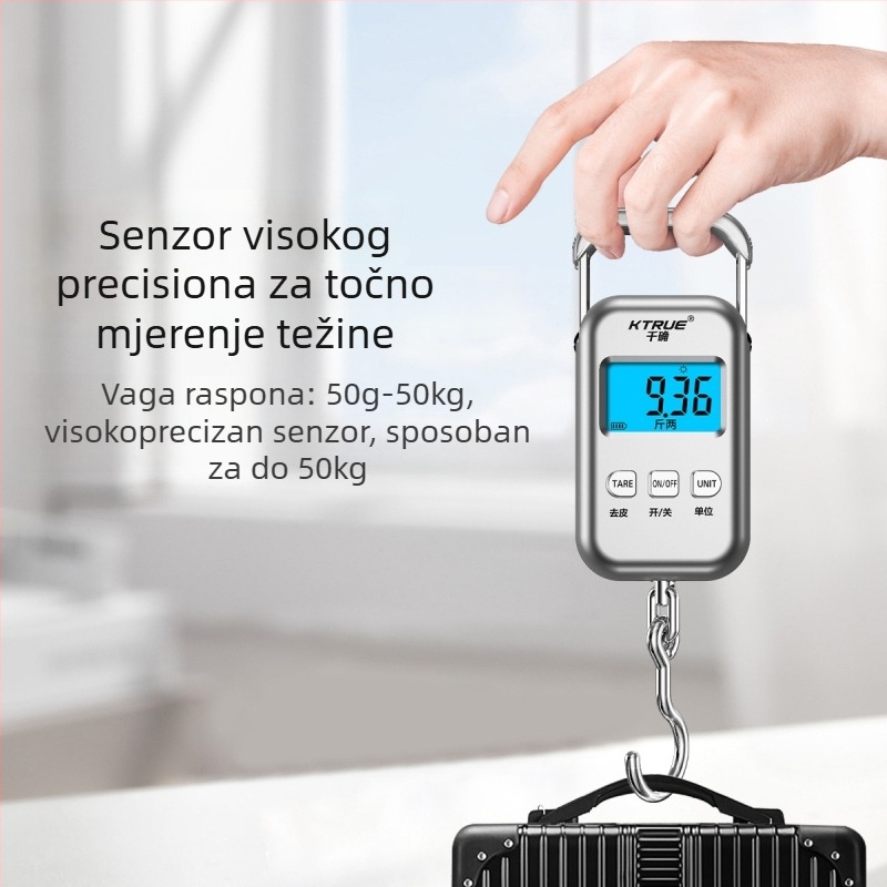 Thousand Sure 50 kg digitalna prijenosna ručna elektronička vaga s oprugom za kućnu upotrebu