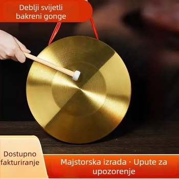 Gong Hengyun, model Steel gong, pogodan za glazbene instrumente, kartonska ambalaža.