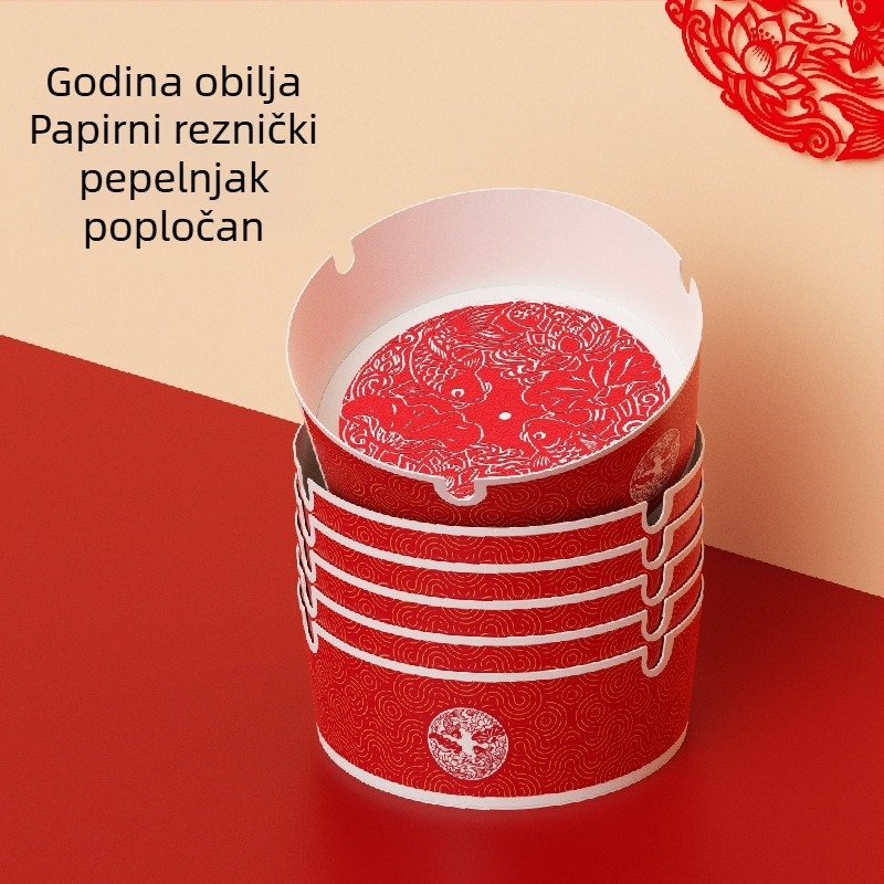 Pepeljara od smole Benlong, jednokratna, s automatskim gašenjem i funkcijom skladištenja