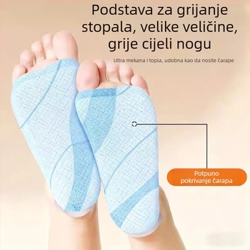 Unisex papuče za kućnu upotrebu s USB napajanjem, grijač stopala