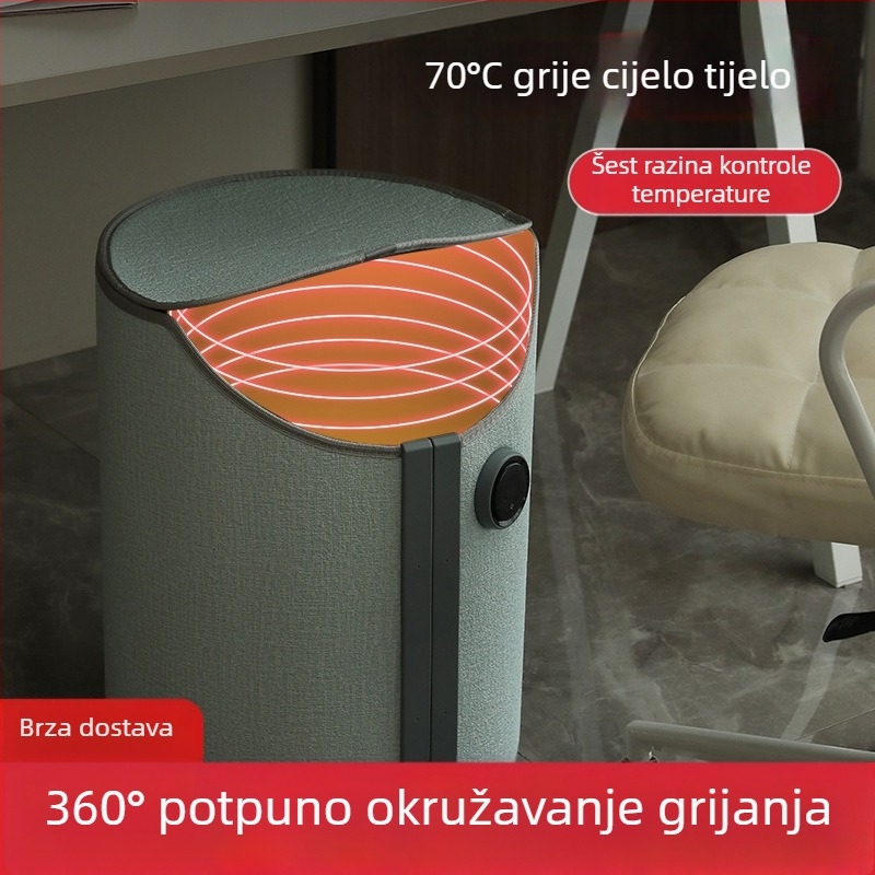 Grijani jastučić za stopala ispod stola, USB napajanje, unisex kućne papuče, debeli jastučić za stopala