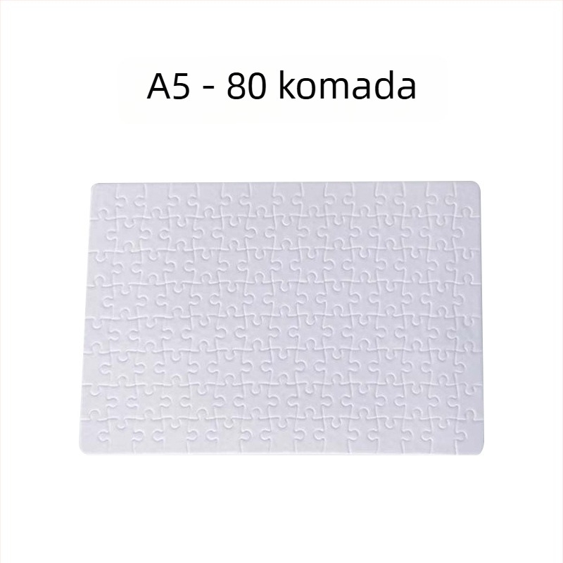 Puzzle za prijenos topline s perl završetkom, prazna slika, DIY-prijateljski, 120 komada, papir