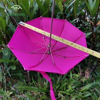 BJD Eva lutka kišobran - dugačak držak, parasol za igru u Lolita stilu, 8 rebara od legure, tkanina 210t, ručno otvaranje, ispis logotipa, prilagodljiva mogućnost