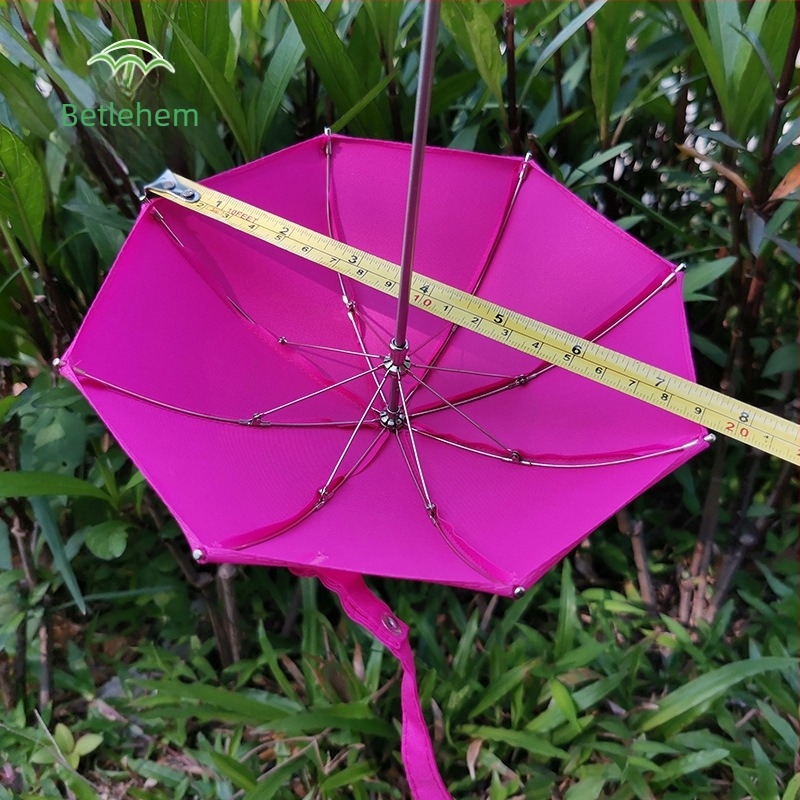 BJD Eva lutka kišobran - dugačak držak, parasol za igru u Lolita stilu, 8 rebara od legure, tkanina 210t, ručno otvaranje, ispis logotipa, prilagodljiva mogućnost