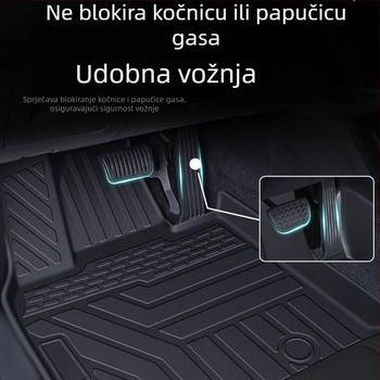 Changan TPE automobilske podne prostirke – model 2024, Lumin okružni gornji sloj i prostirka prtljažnika
