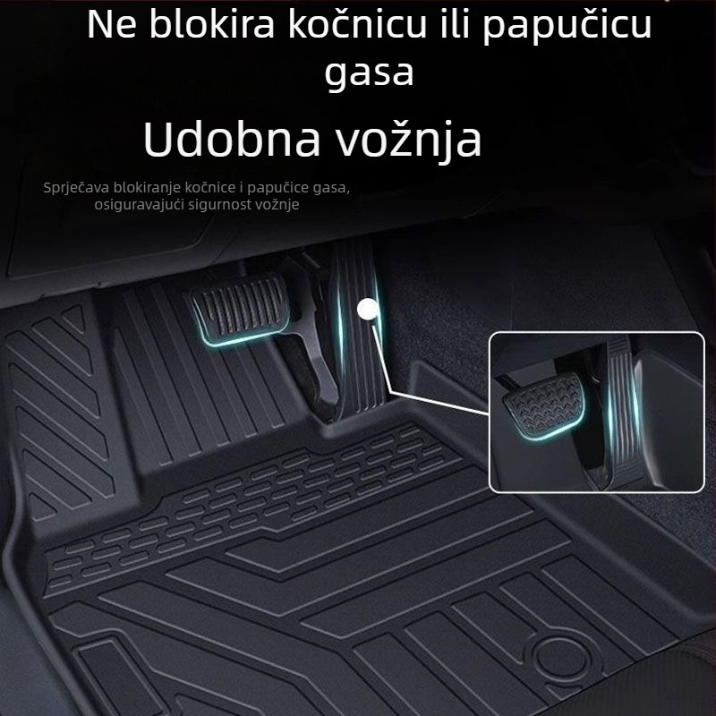 Changan TPE automobilske podne prostirke – model 2024, Lumin okružni gornji sloj i prostirka prtljažnika