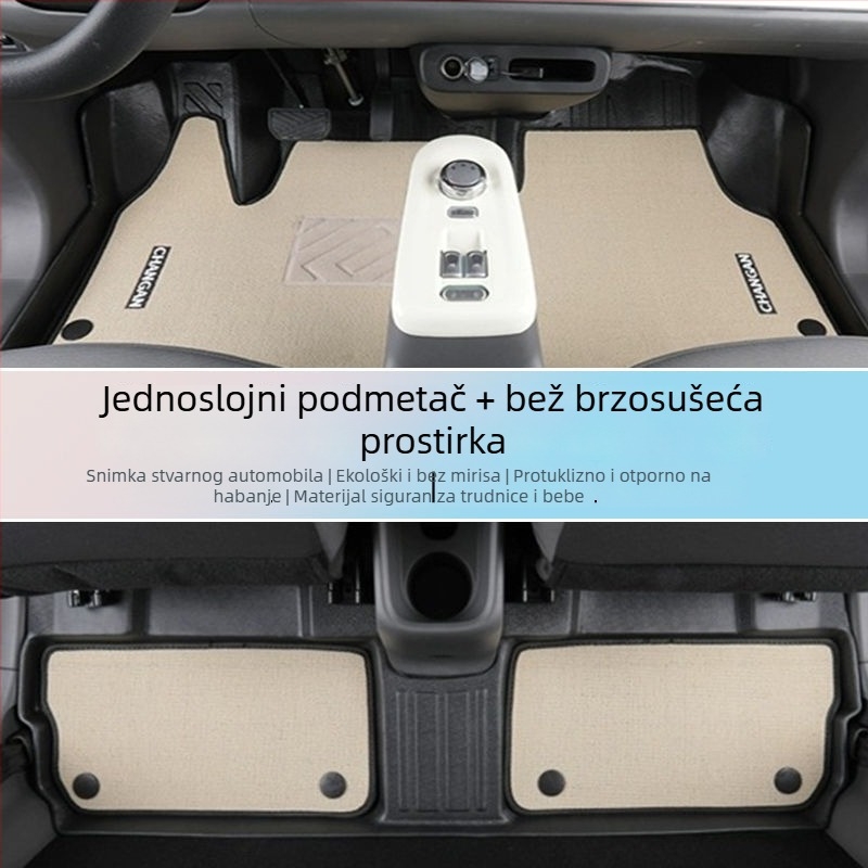 Changan TPE automobilske podne prostirke – model 2024, Lumin okružni gornji sloj i prostirka prtljažnika