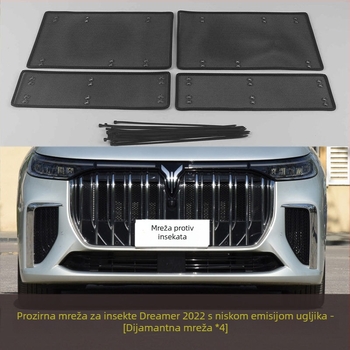 Automobilska mreža protiv insekata s zaštitom spremnika vode, zlatna čelična mreža, otvori 2 mm, promjer žice 1–2 mm, vijek trajanja 5–10 godina