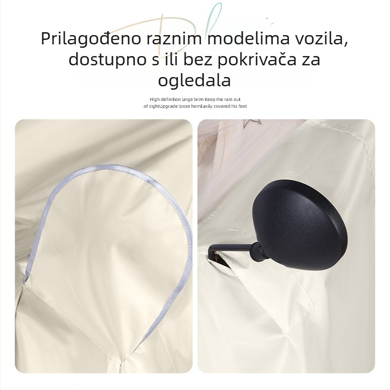 Kišono pončo za električna vozila, debeli Oxford platno, vodootporan PVC sloj, za jednu osobu, prilagodljivo