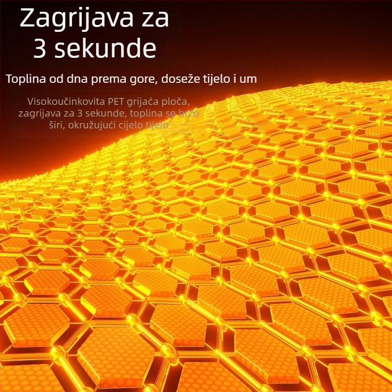 Grafen grijac za stopala ispod stola, priključak na mrežu, 220V, 200W, model A1