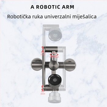 Zidni električni kuhinjski faucet s keramičkim jezgrom ventila, nehrđajući čelik s brušenim završnim slojem, model YLP-F012