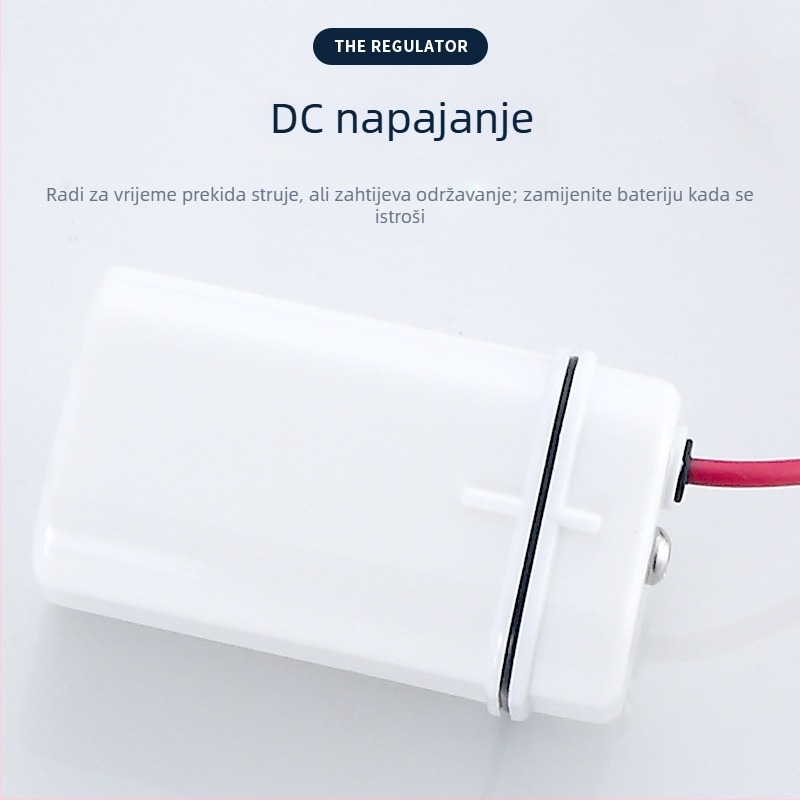 Automatski infracrveni senzor za ispiranje WC-a, model 123, napajanje DC, izlaz G1/2, vrijeme ispiranja 10 s, materijal bakar