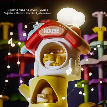 3D puzzle za djecu — DIY vrtni tematski plastični blok set, kutija za pohranu, uzrast 4–6 godina