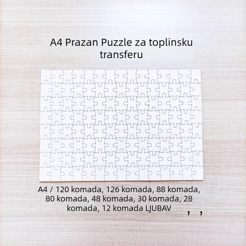 DIY prazna slagalica – Papir, Marka Yijia, za uzrast 7–14 godina, Ilustracije i ploče