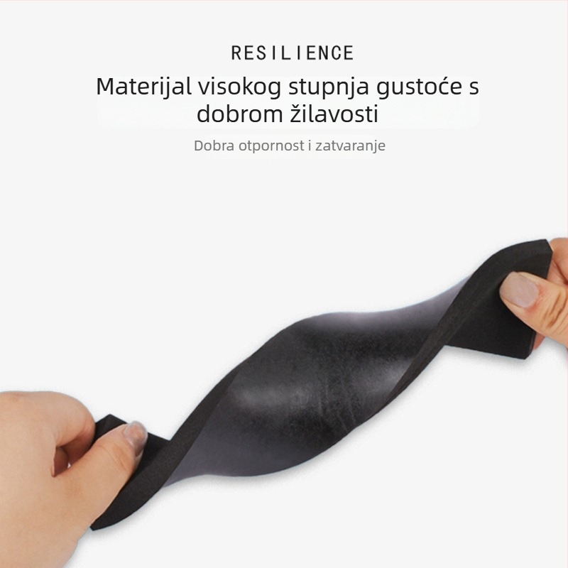 Traka za brtvljenje od kloroprenske gumе – samoljepljiva, otporna na habanje, zvučna izolacija, brtvljenje protiv vjetra i kiše (Model SJ1502)