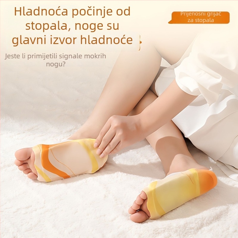 Samozagrijavajući flaster za stopala – unisex, potpuno pokrivanje podstopala