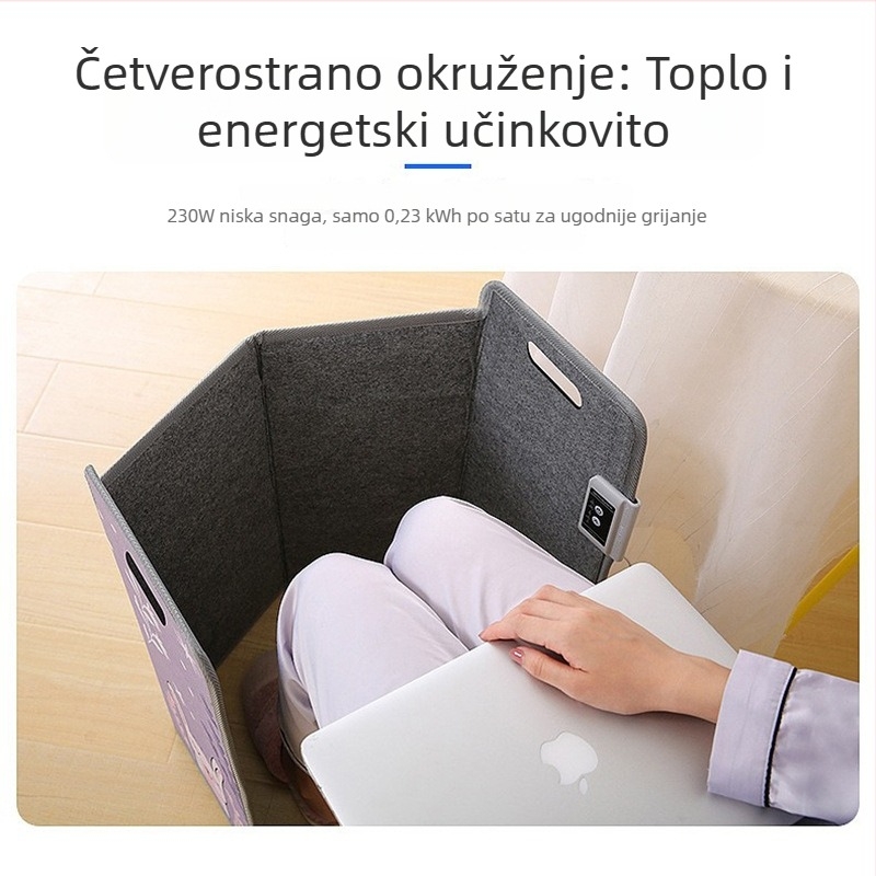 KS003 grijač za stopala ispod stola, 230W, 220V, priključna napajanja, 2 kg, za ured i dom