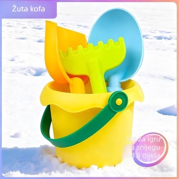 Set alata za kopanje snijega za djecu — plastični alati, za uzrast 4–6 godina, vanjska igra sa snijegom