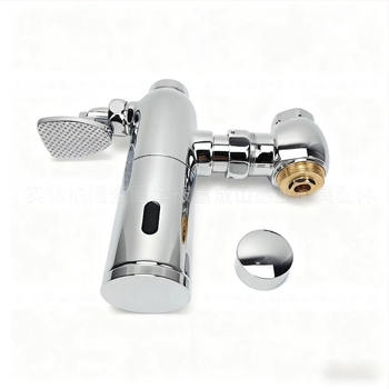 Senzorska pedala dvostruke namjene za ispiranje klozeta, DC/AC napajanje po izboru, tlak vode 4 kg, vrijeme ispiranja 6–8 s, izlaz 1 inč