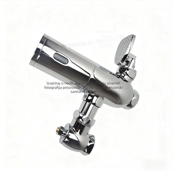 Senzorska pedala dvostruke namjene za ispiranje klozeta, DC/AC napajanje po izboru, tlak vode 4 kg, vrijeme ispiranja 6–8 s, izlaz 1 inč