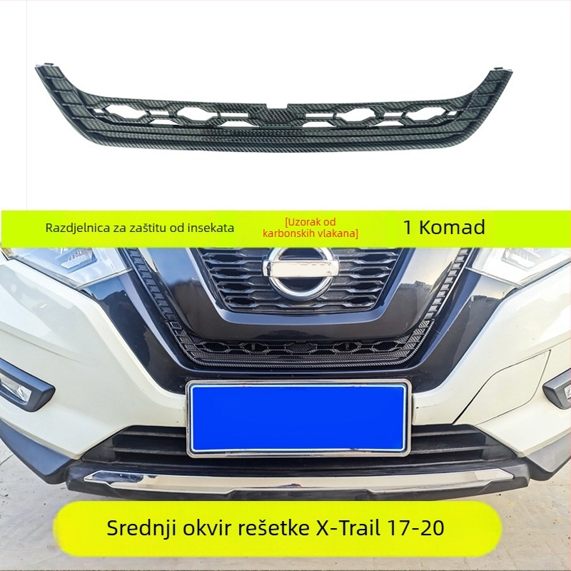 Xin Qi ABS zaštitni poklopac rešetke s mrežom protiv insekata za Qijun posebno vozilo